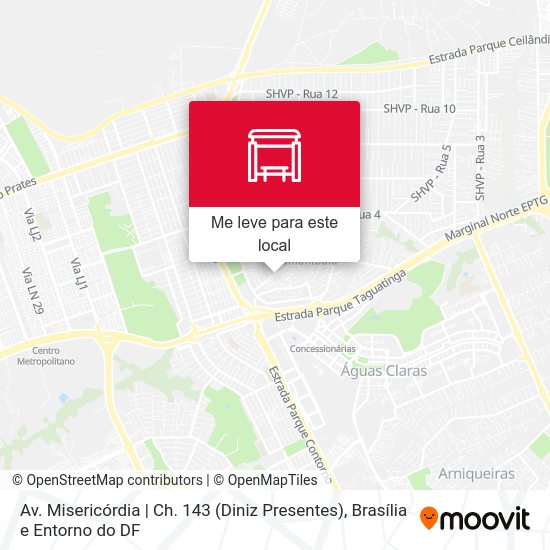 Av. Misericórdia | Ch. 143 (Diniz Presentes) mapa
