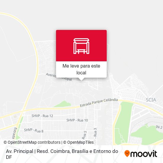 Av. Principal | Resd. Coimbra mapa