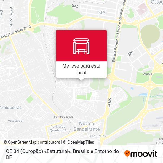 QE 34 (Ouropão) «Estrutural« mapa