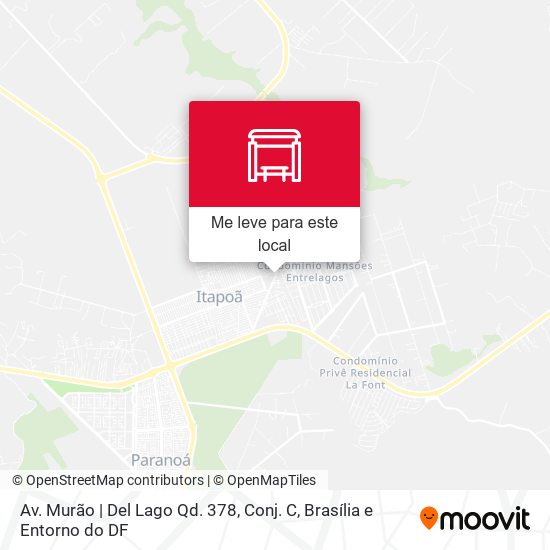 Av. Murão | Del Lago Qd. 378, Conj. C mapa