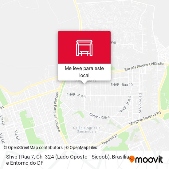 Shvp | Rua 7, Ch. 324 (Lado Oposto - Sicoob) mapa