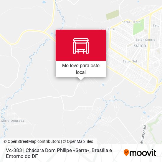 Vc-383 | Chácara Dom Philipe «Serra« mapa