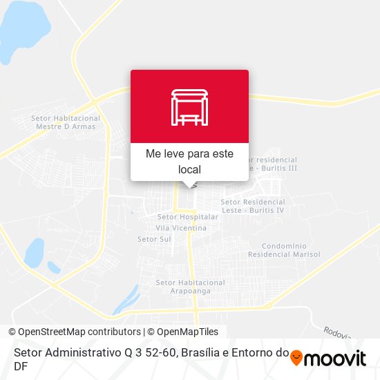 Setor Administrativo Q 3 52-60 mapa