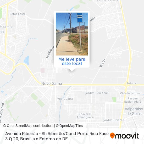 Avenida Ribeirão - Sh Ribeirão / Cond Porto Rico Fase 3 Q 20 mapa