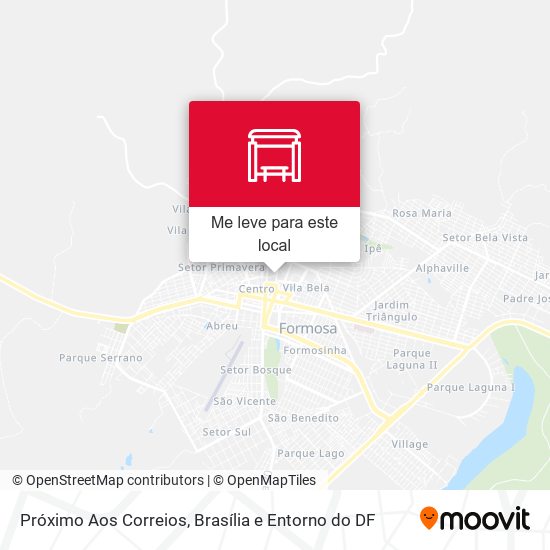 Próximo Aos Correios mapa