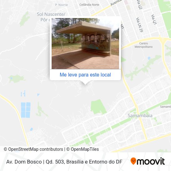 Av. Dom Bosco | Qd. 503 mapa