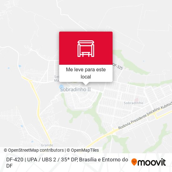 DF-420 | UPA / UBS 2 / 35ª DP mapa