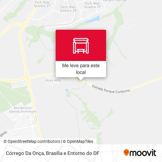 Córrego Da Onça mapa
