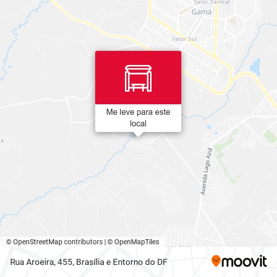 Rua Aroeira, 455 mapa