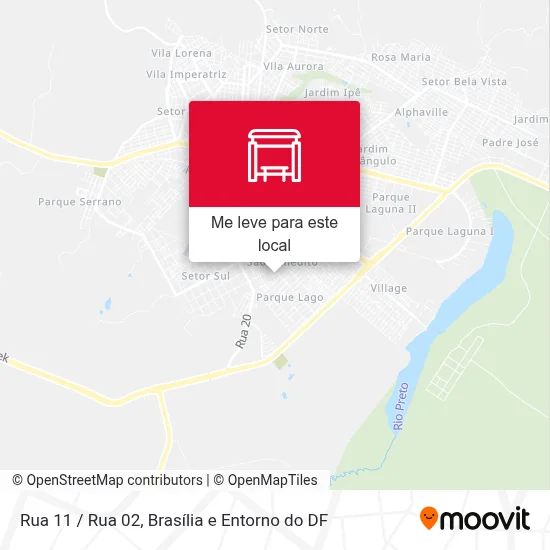 Rua 11 / Rua 02 mapa