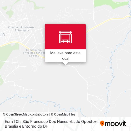 Esm | Ch. São Francisco Dos Nunes «Lado Oposto» mapa