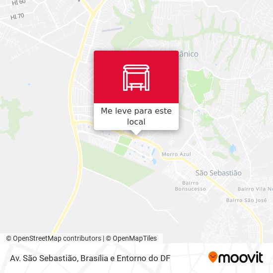 Av. São Sebastião mapa