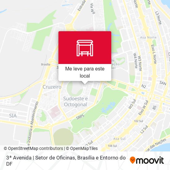 3ª Avenida | Setor de Oficinas mapa