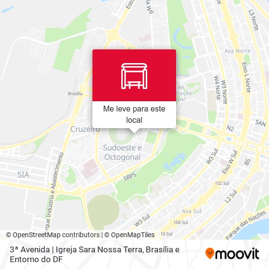 3ª Avenida | Igreja Sara Nossa Terra mapa