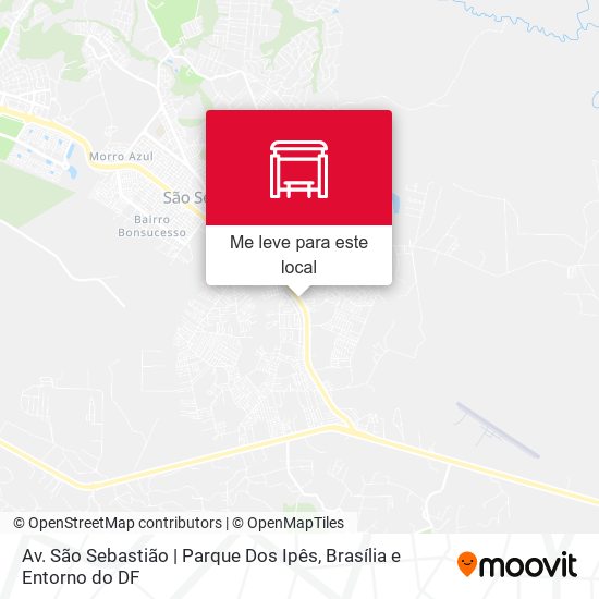 Av. São Sebastião | Parque Dos Ipês mapa