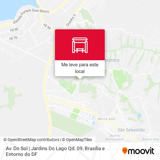 Av. Do Sol | Jardins Do Lago Qd. 09 mapa