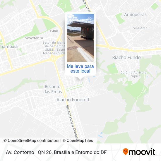 Av. Riacho Fundo | Qn 26 mapa