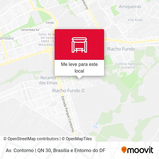 Av. Riacho Fundo | Qn 30 mapa