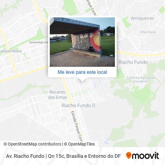 Av. Riacho Fundo | Qn 15c mapa