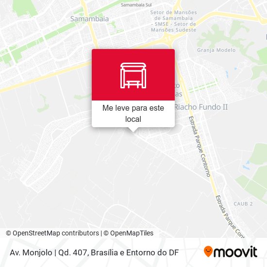 Av. Monjolo | Qd. 407 mapa