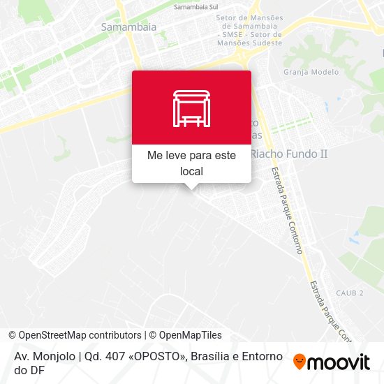 Av. Monjolo | Qd. 407 «OPOSTO» mapa