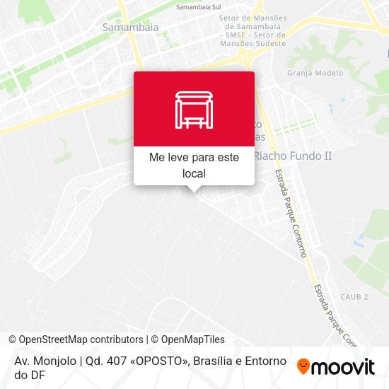 Av. Monjolo | Qd. 407 mapa