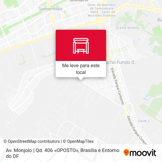 Av. Monjolo | Qd. 406 «OPOSTO» mapa