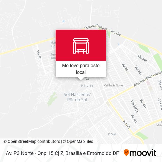 Av. P3 Norte - Qnp 15 Cj Z mapa