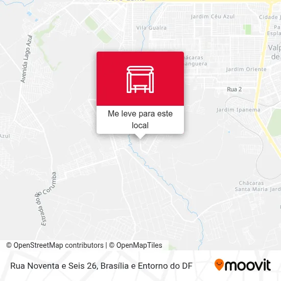Rua Noventa e Seis 26 mapa