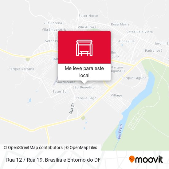 Rua 12 / Rua 19 mapa