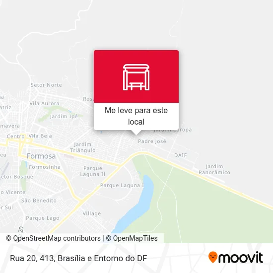 Rua 20, 413 mapa