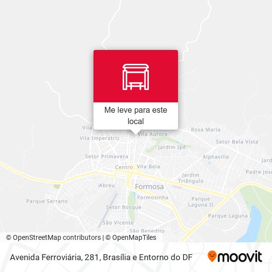 Avenida Ferroviária, 281 mapa