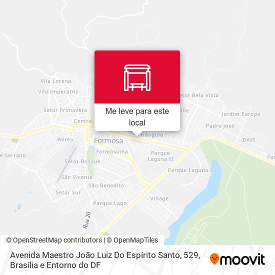 Avenida Maestro João Luiz Do Espírito Santo, 529 mapa
