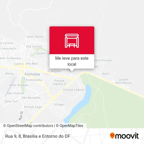 Rua 9, 8 mapa
