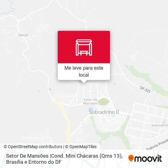 Setor De Mansões |Cond. Mini Chácaras (Qms 13) mapa