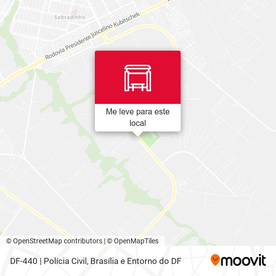 DF-440 | Polícia Civil mapa