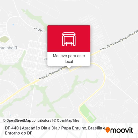 DF-440 | Atacadão Dia a Dia / Papa Entulho mapa