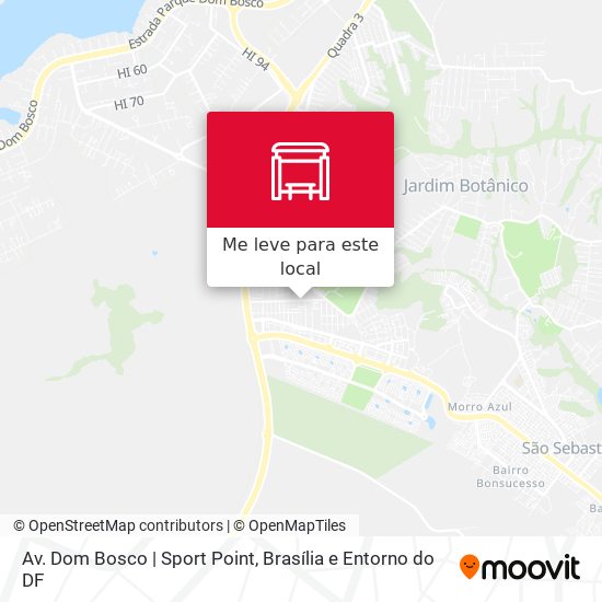 Av. Dom Bosco | Sport Point mapa