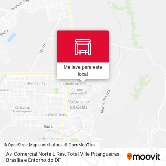 Av. Comercial Norte L Res. Total Ville Pitangueiras mapa