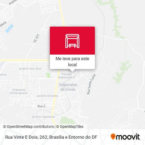 Rua Vinte E Dois, 262 mapa