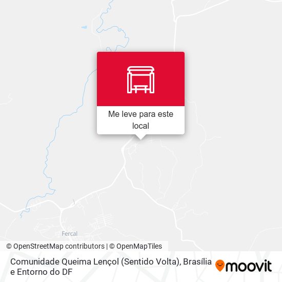 Comunidade Queima Lençol (Sentido Volta) mapa