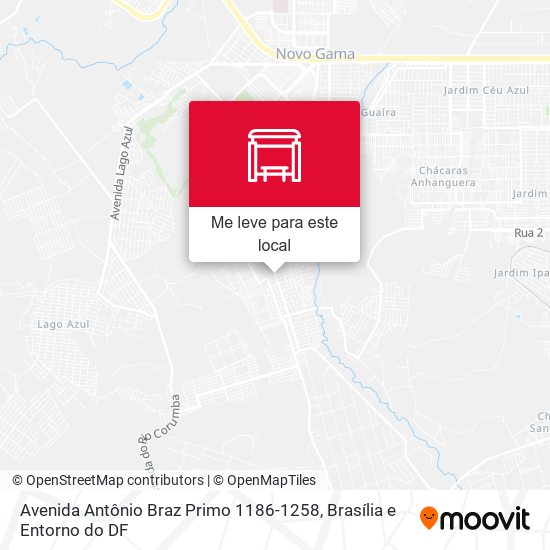 Avenida Antônio Braz Primo 1186-1258 mapa