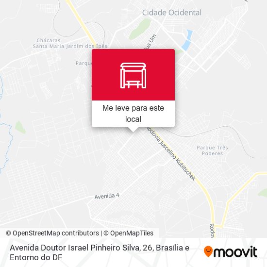Avenida Doutor Israel Pinheiro Silva, 26 mapa