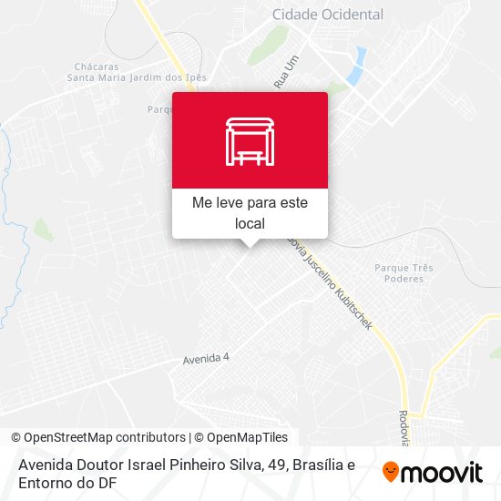 Avenida Doutor Israel Pinheiro Silva, 49 mapa