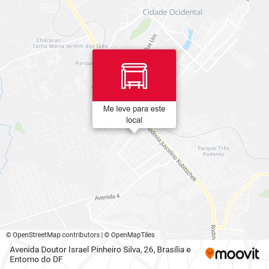 Avenida Doutor Israel Pinheiro Silva, 26 mapa