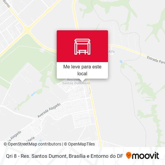 Qri 8 - Res. Santos Dumont mapa