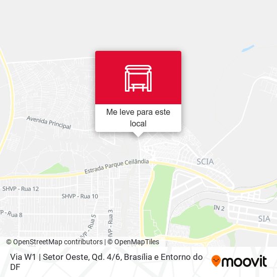 Via W1 | Setor Oeste, Qd. 4/6 mapa