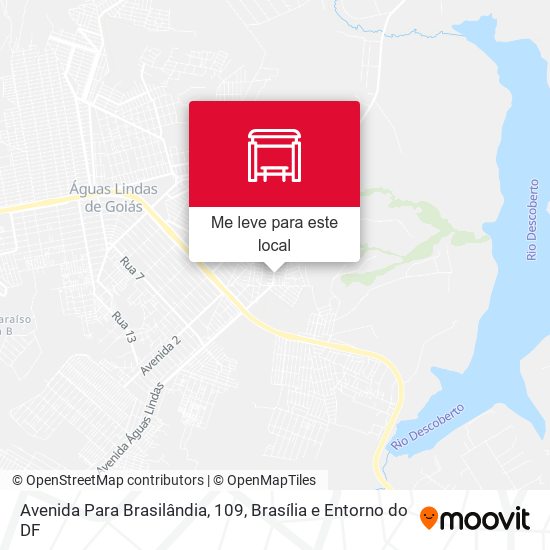 Avenida Para Brasilândia, 109 mapa