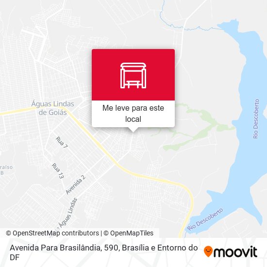 Avenida Para Brasilândia, 590 mapa