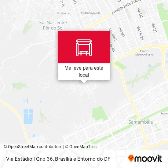 Via Estádio | Qnp 36 mapa